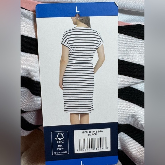 Chaps Crewneck Knit Dress Size Large - Picture 12 of 12